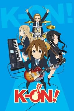 Poster for K-ON! from 20 Music Anime to Watch